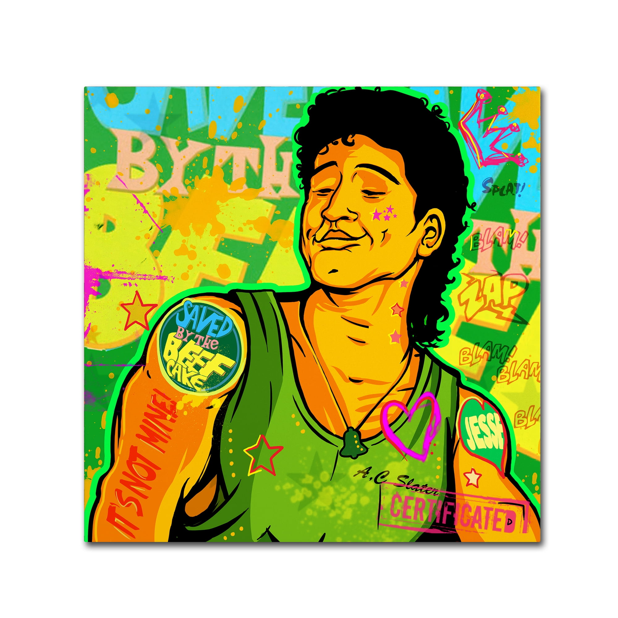 Trademark Fine Art 'AC Slater' Canvas Art by ALI Chris
