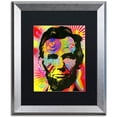thumbnail image 1 of Trademark Fine Art "Abraham Lincoln III" Canvas Art by Dean Russo, Black Matte, Silver Frame, 1 of 4