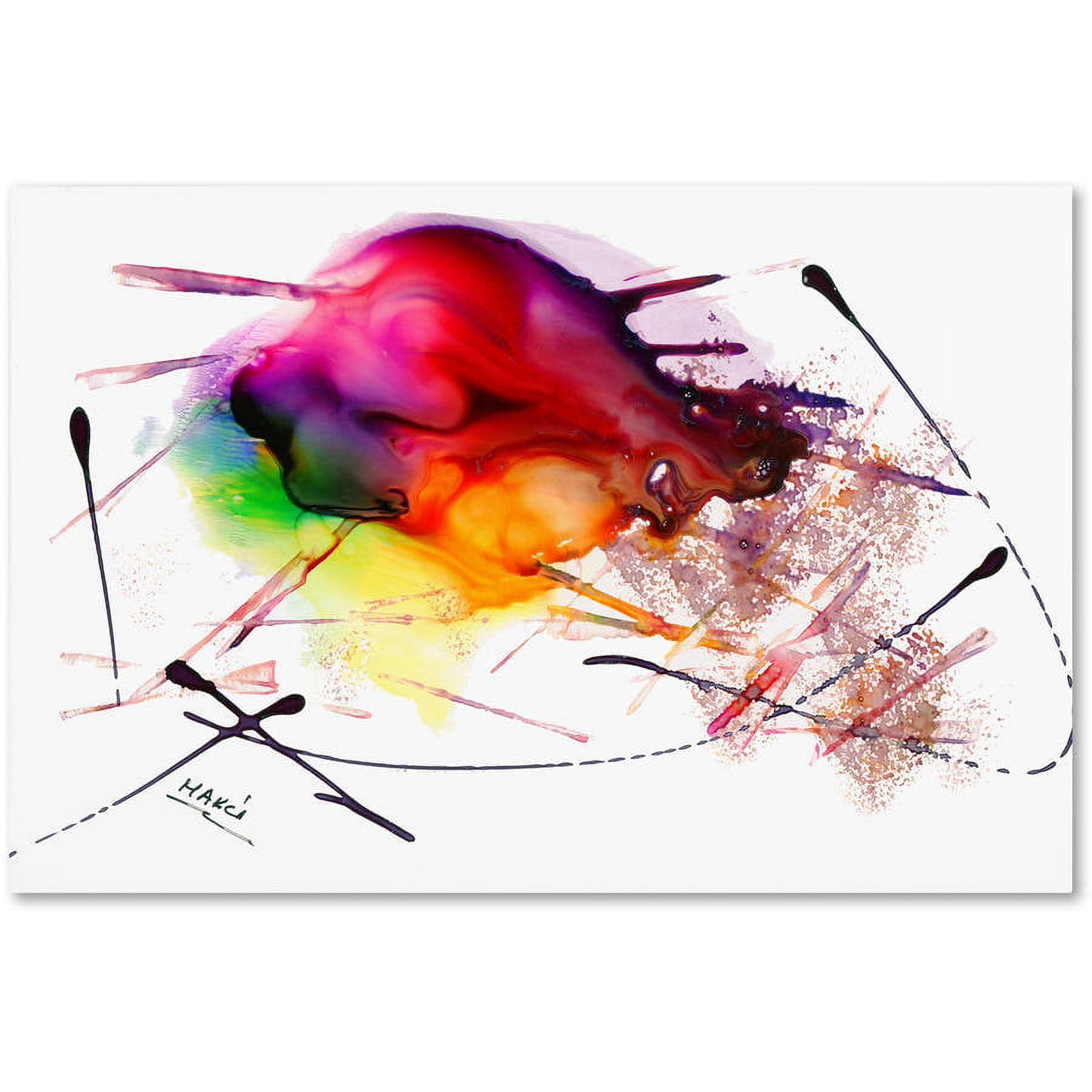 Trademark Fine Art "Abstract 02" Canvas Art by Mako