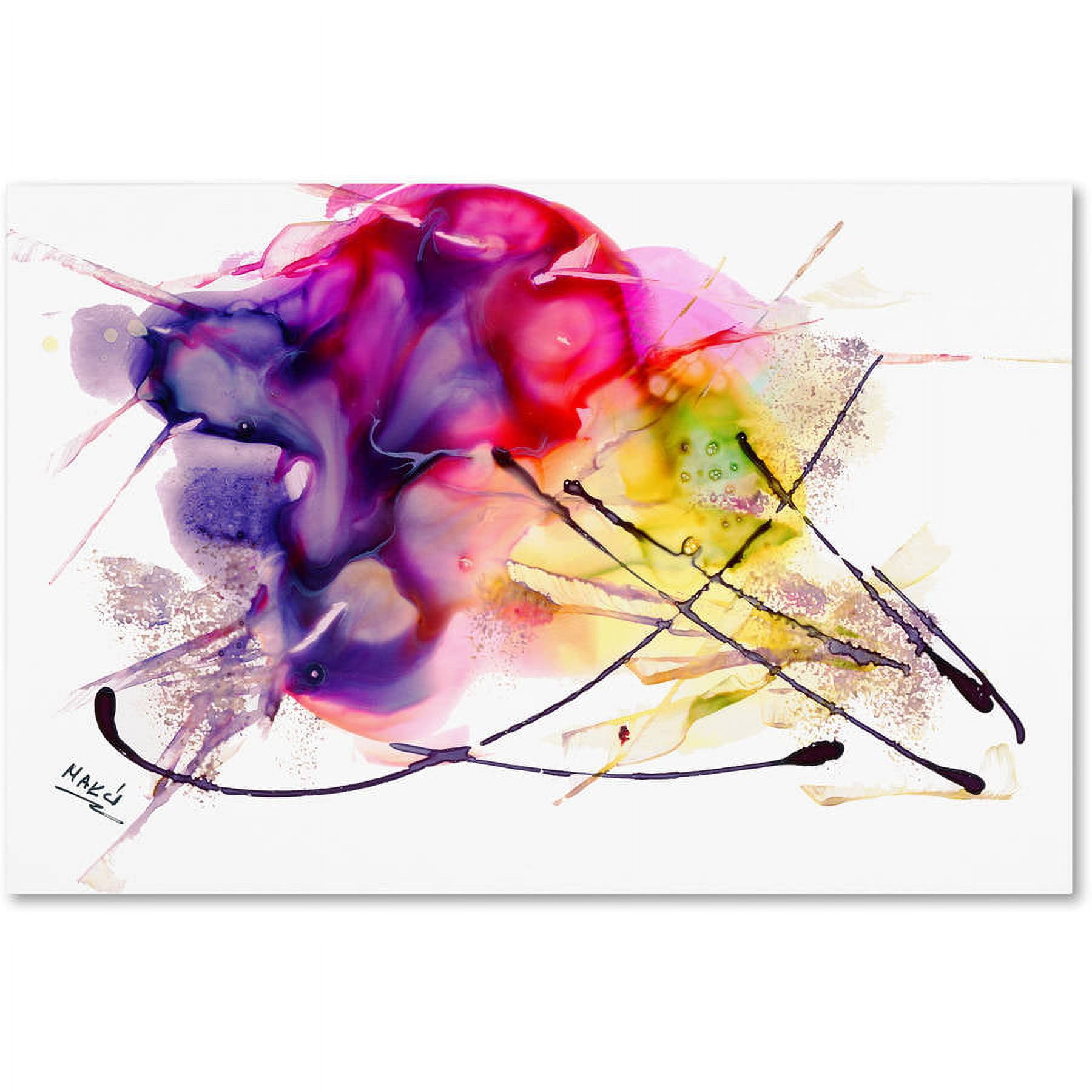 Trademark Fine Art "Abstract 08" Canvas Art by Mako