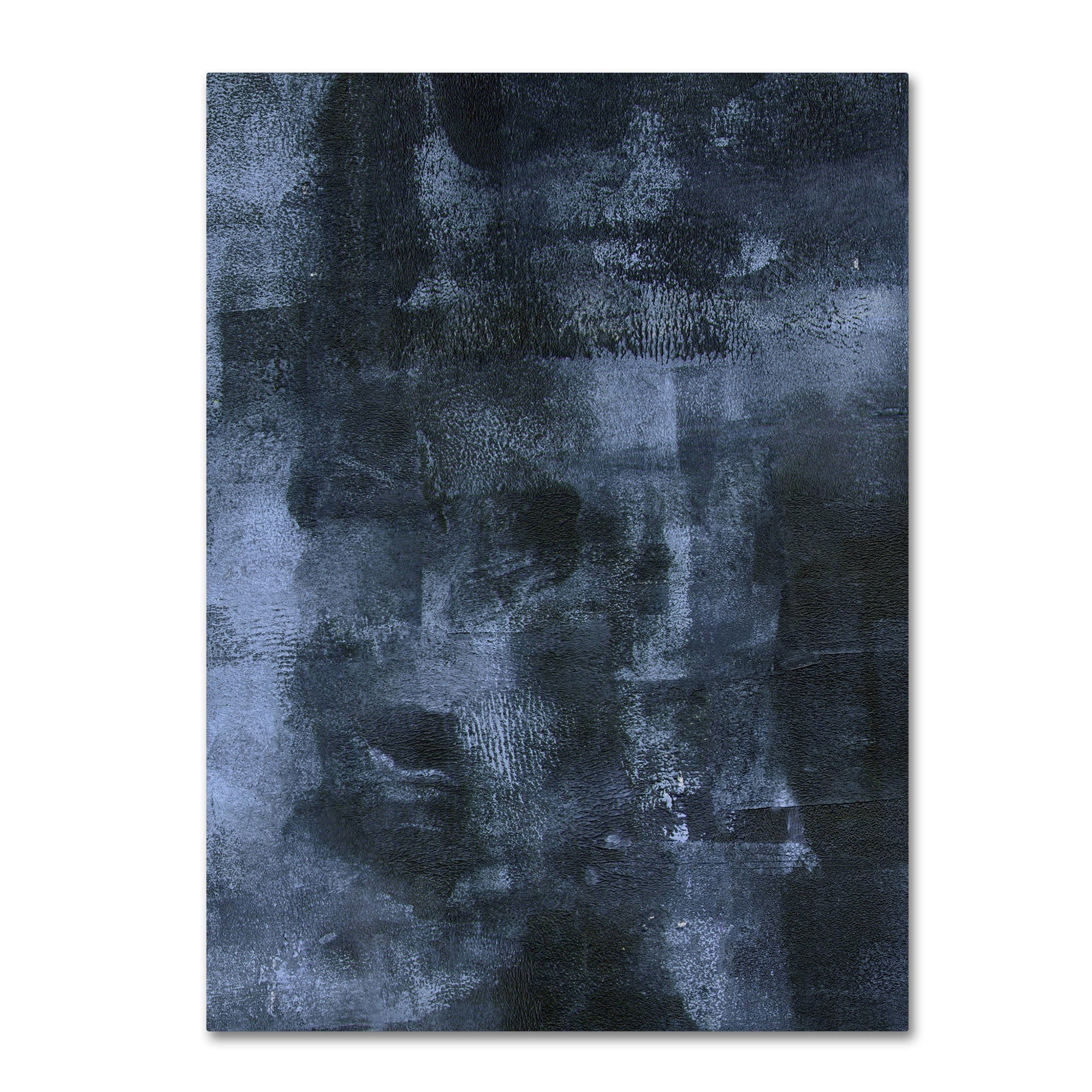 Trademark Fine Art 'Abstract 4 Blue' Canvas Art by Summer Tali Hilty