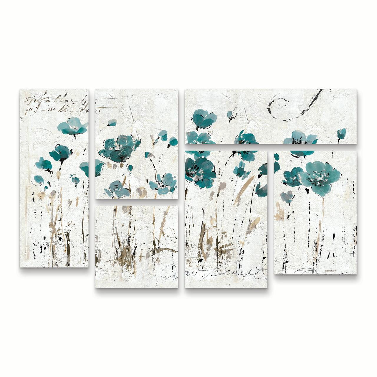 Trademark Fine Art 'Abstract Balance VI Blue' Canvas Art by Lisa Audit