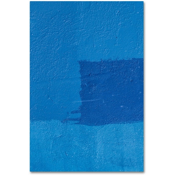 Trademark Fine Art "Abstract Blue" Canvas Art by Claire Doherty