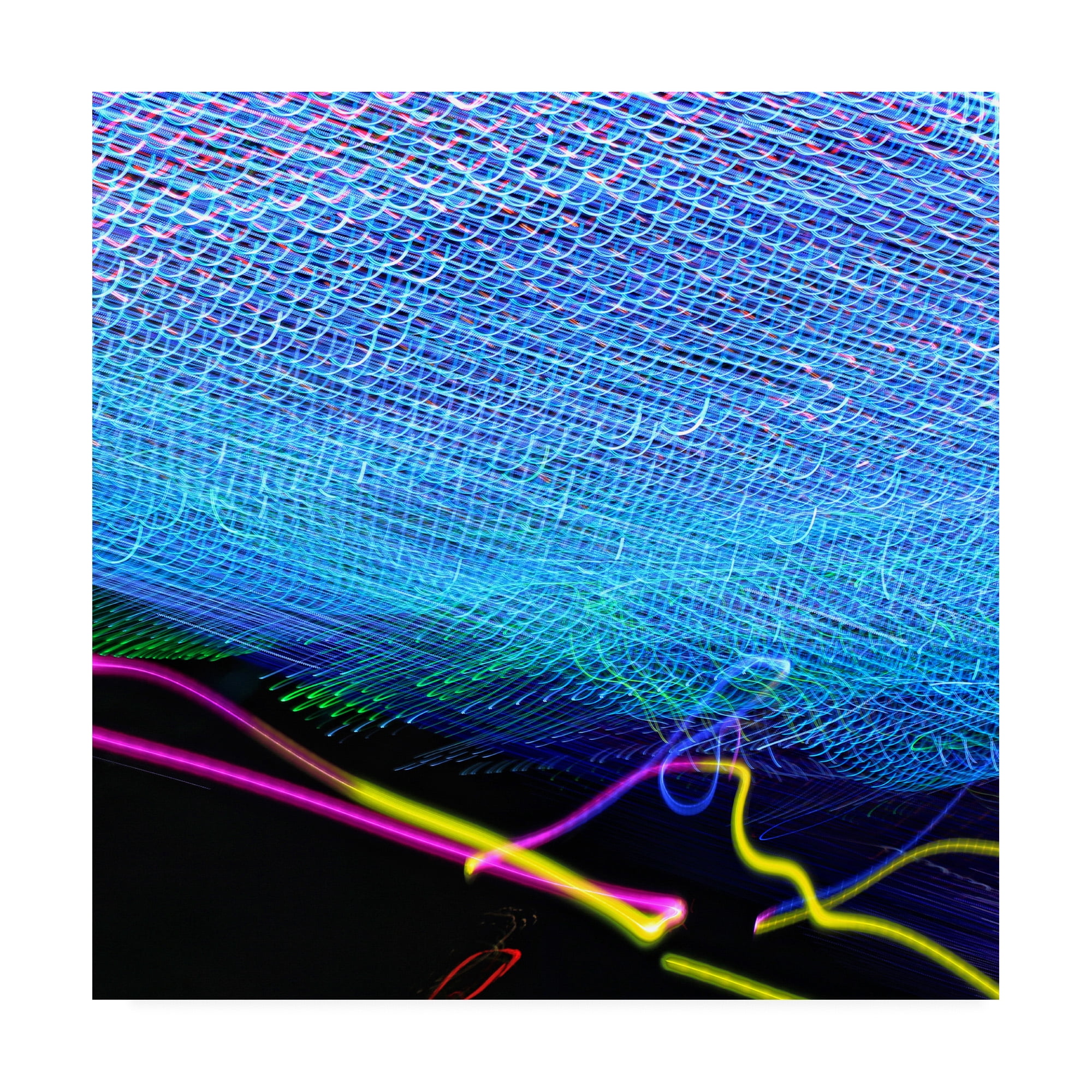 Trademark Fine Art Abstract Canvas Art ' BC Painting with light V ' by Beata Czyzowska Young
