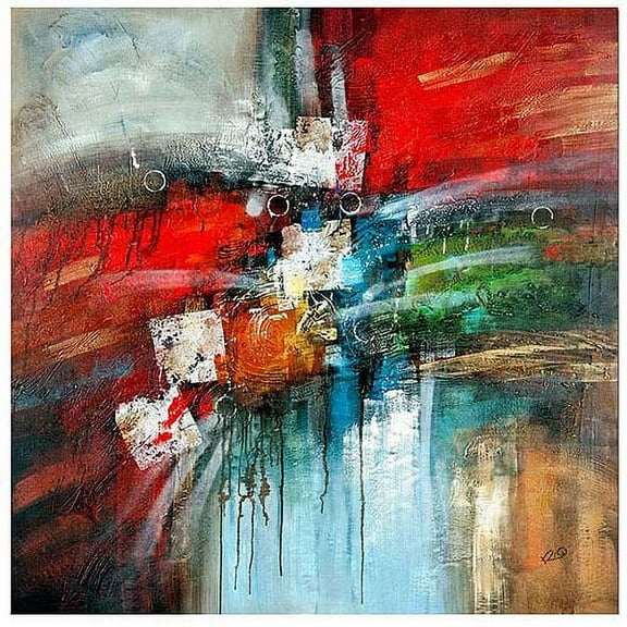 Trademark Fine Art Abstract Canvas Art ' Cube Abstract IV ' by Anonymo