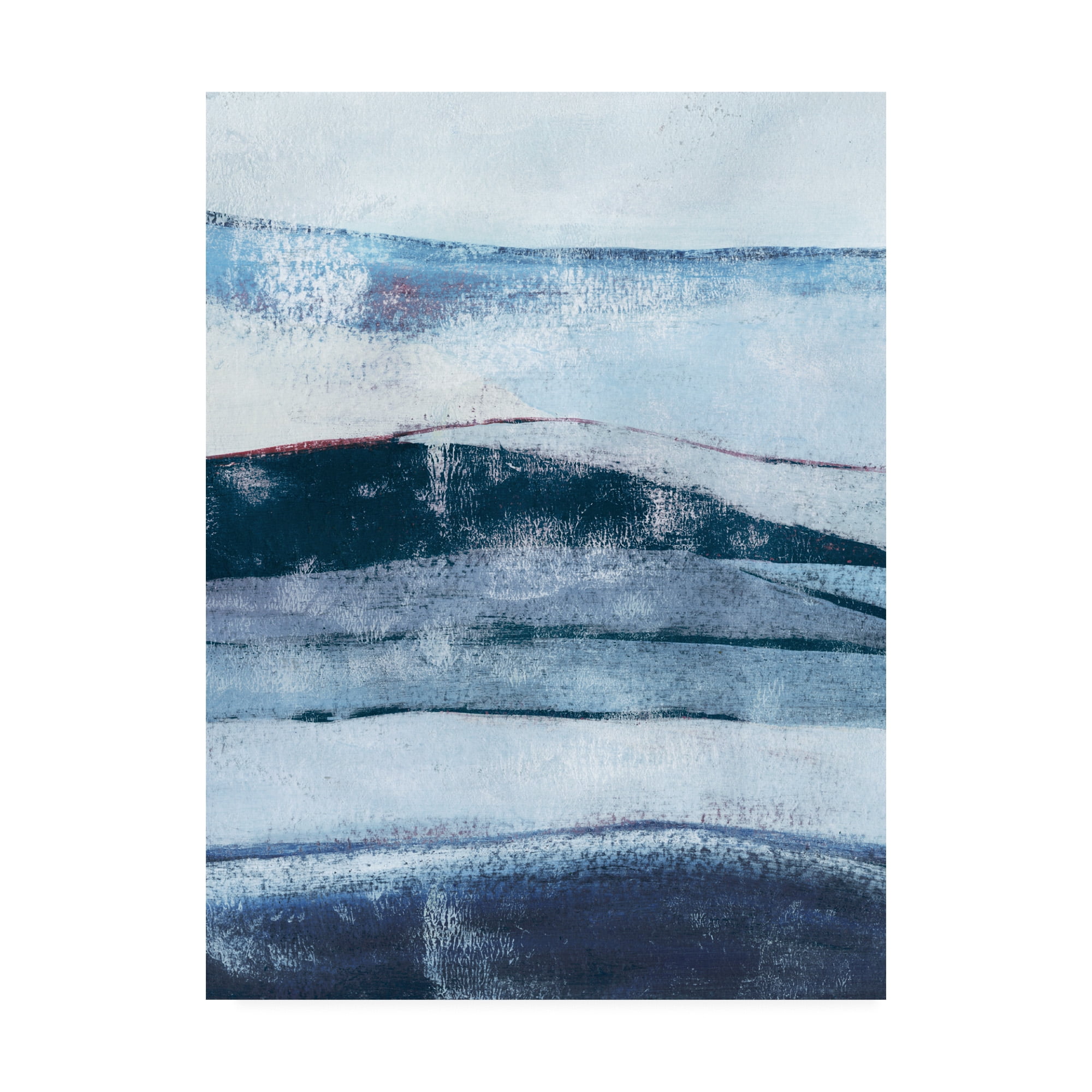 Trademark Fine Art Abstract Canvas Art ' Opalite Pasture I ' by Grace Popp