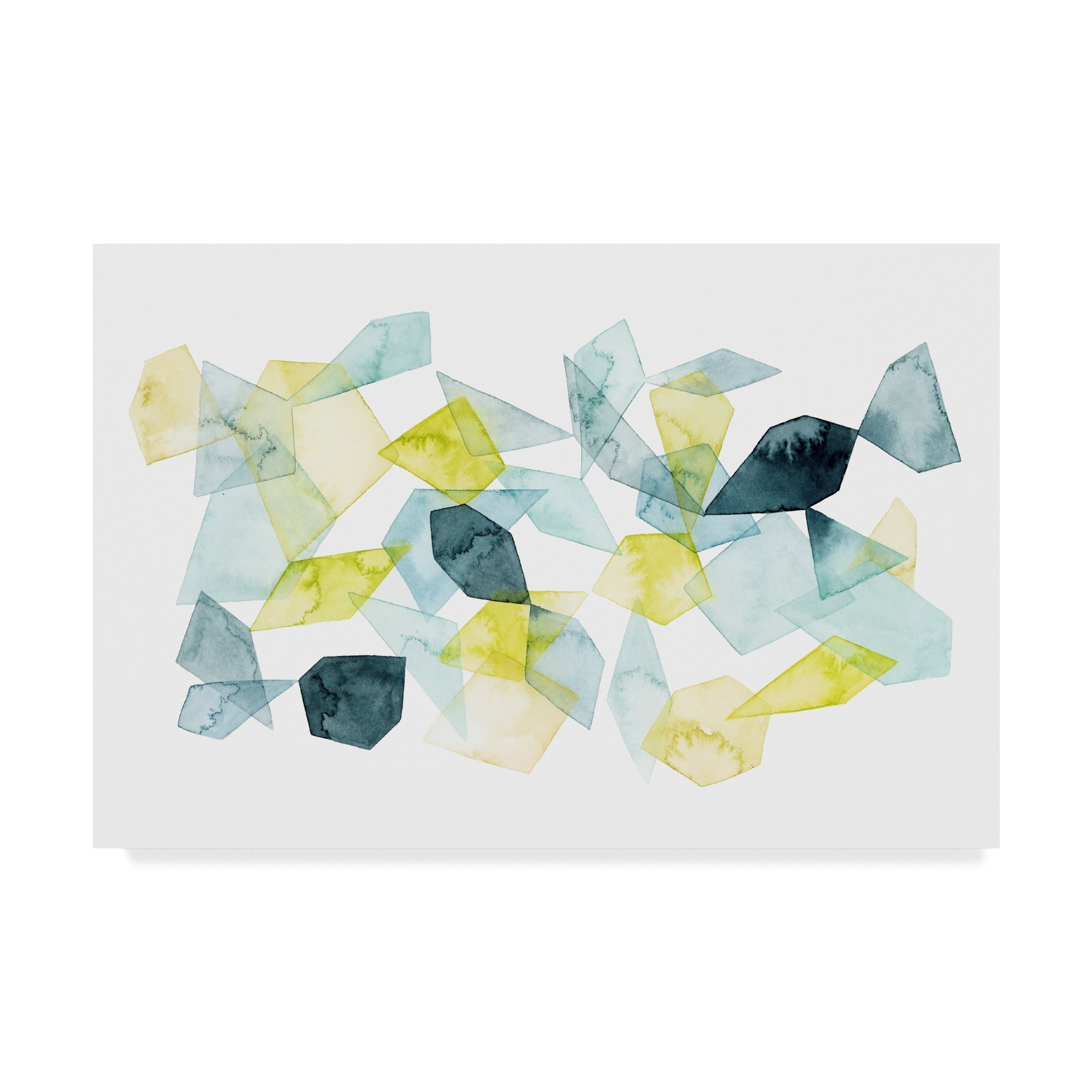 Trademark Fine Art Abstract Canvas Art ' Sea Glass Abstract I ' by Grace Popp