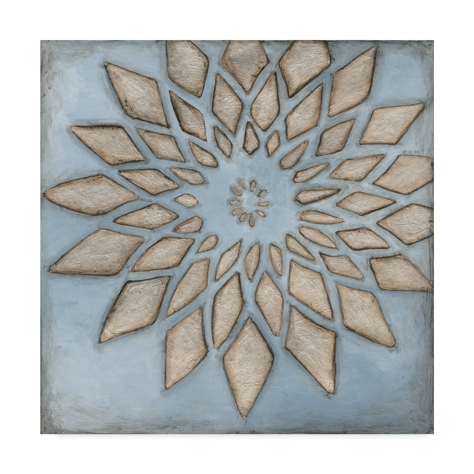 Trademark Fine Art Abstract Canvas Art ' Silver Filigree I ' by Megan Meagher
