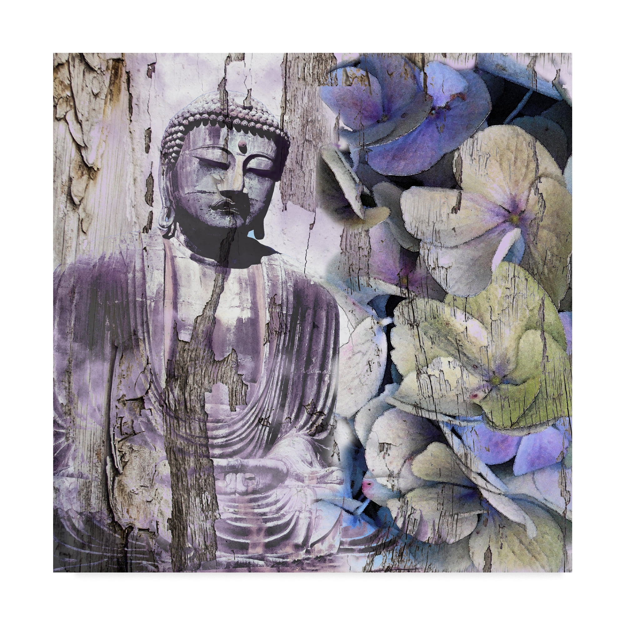 Trademark Fine Art Abstract Canvas Art ' Timeless Buddha Iii ' by Surma & Guillen
