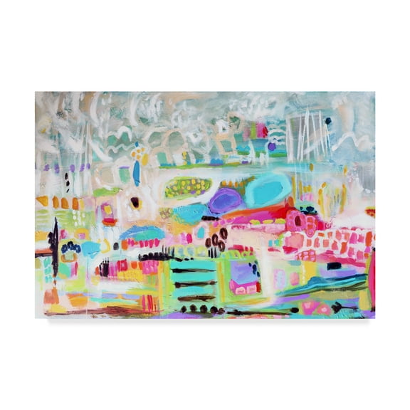 Trademark Fine Art 'Abstract Clouds' Canvas Art by Karen Fields