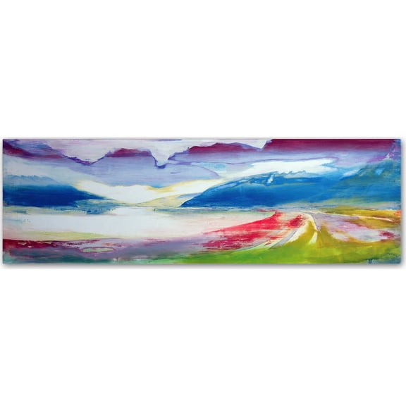 Trademark Fine Art "Abstract Composition " Canvas Art by Lou Gibbs
