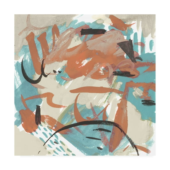 Trademark Fine Art 'Abstract Composition III' Canvas Art by Melissa Wang