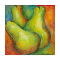 Trademark Fine Art 'Abstract Fruits I' Canvas Art by Chariklia Zarris