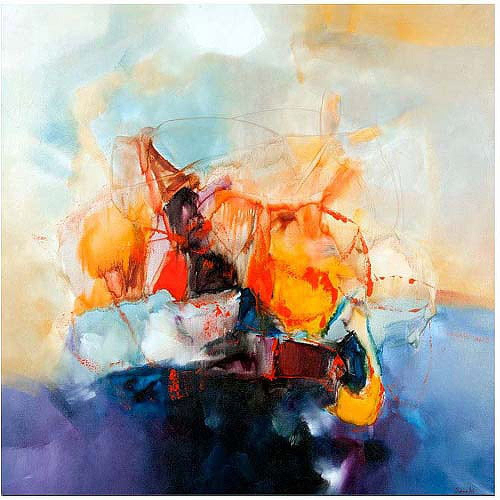 Trademark Fine Art "Abstract III" Canvas Art by Zavaleta