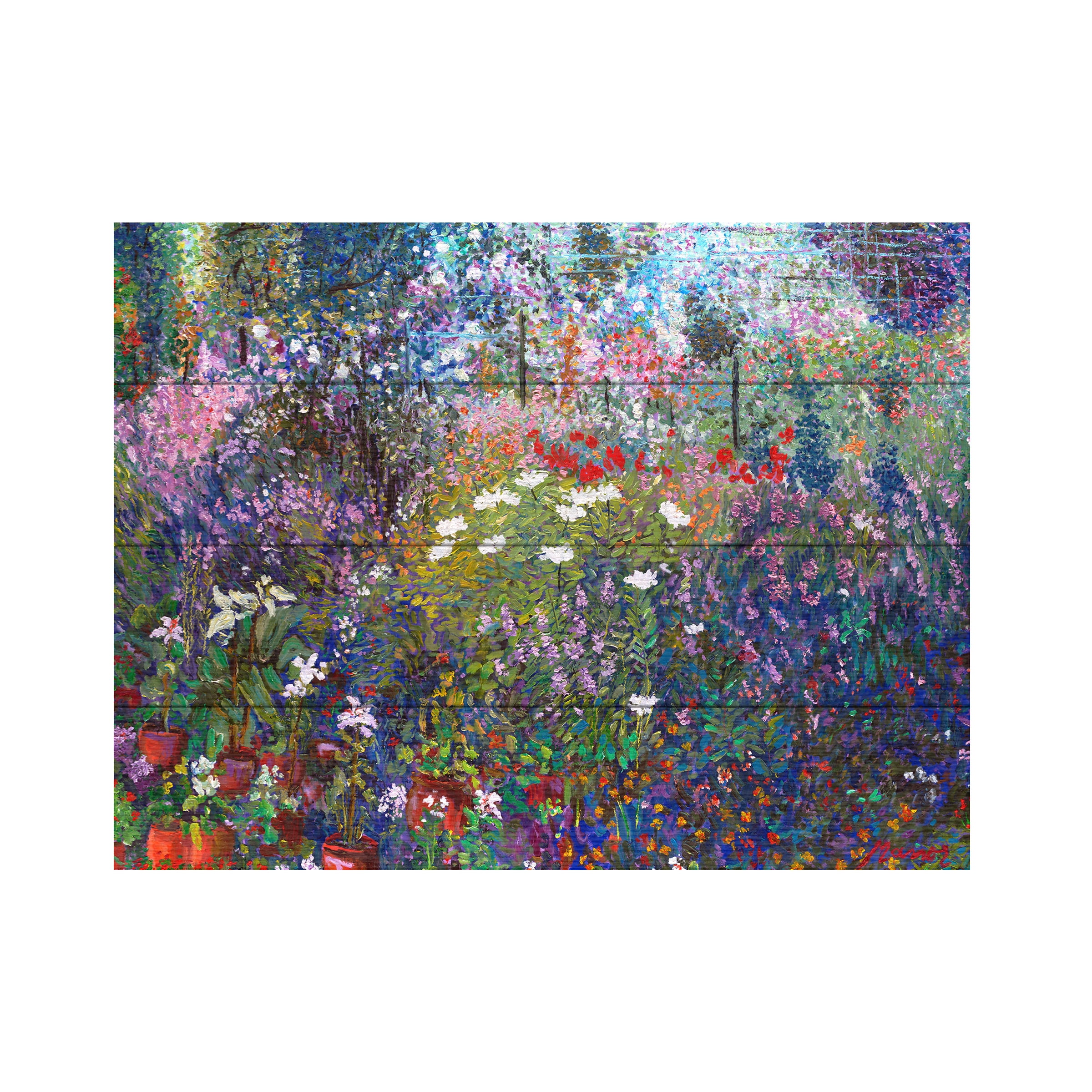 Trademark Fine Art 'Abstract IV' Wooden Wall Art Art by Manor Shadian