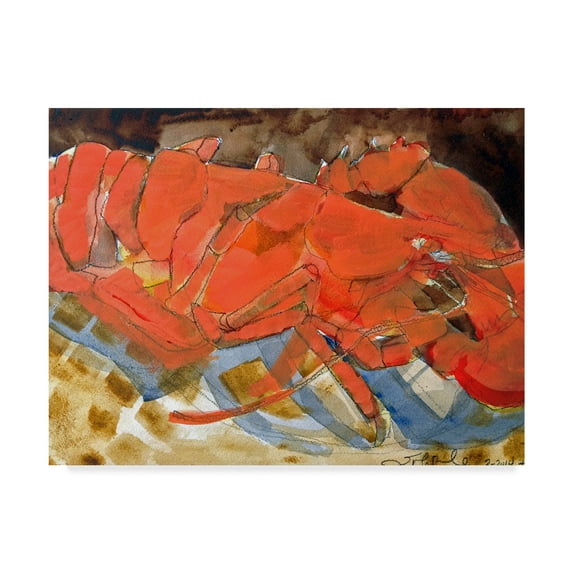 Trademark Fine Art 'Abstract Lobster III' Canvas Art by Erin McGee Ferrell
