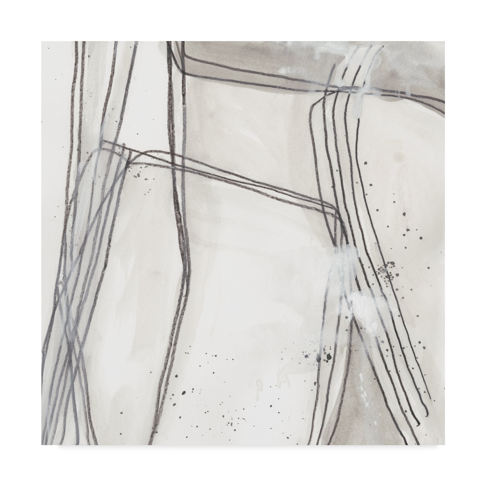 Trademark Fine Art 'Abstract Logic II' Canvas Art by June Erica Vess