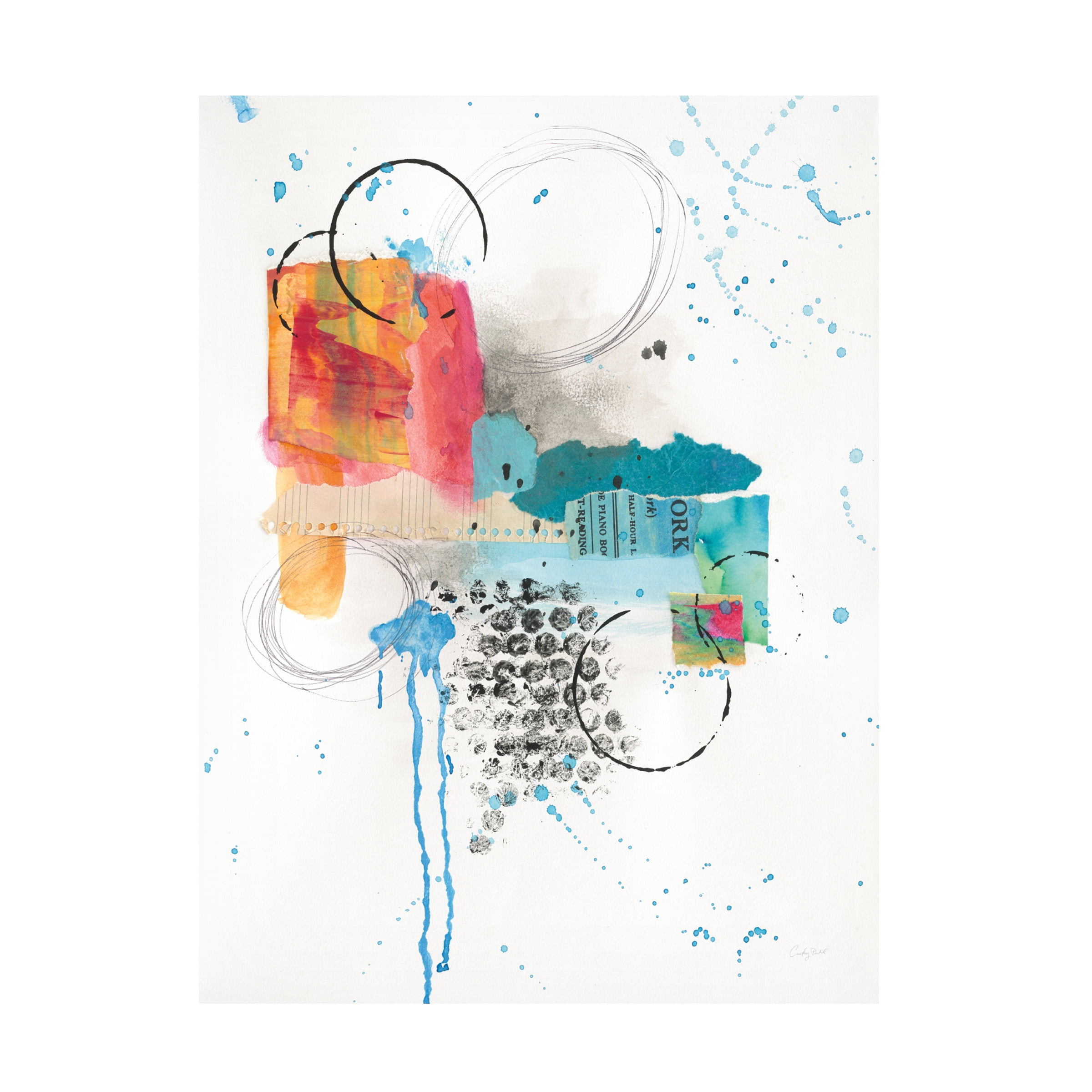 Trademark Fine Art 'Abstract Skyline I' Canvas Art by Courtney Prahl