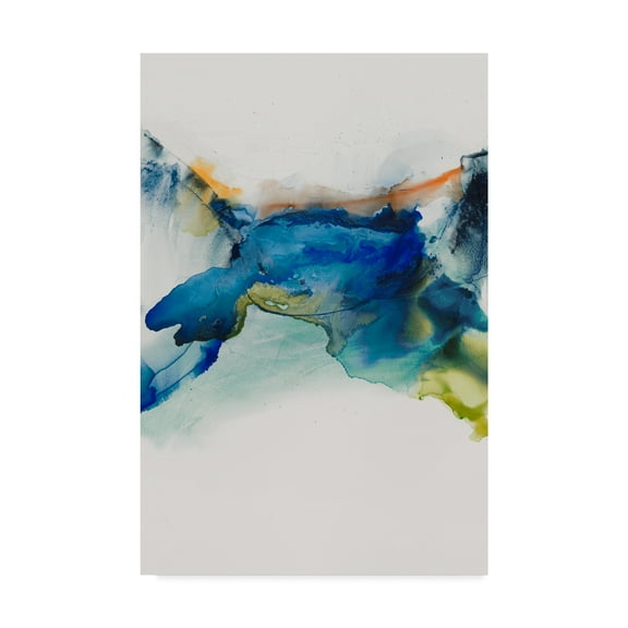 Trademark Fine Art 'Abstract Terrain II' Canvas Art by Sisa Jasper