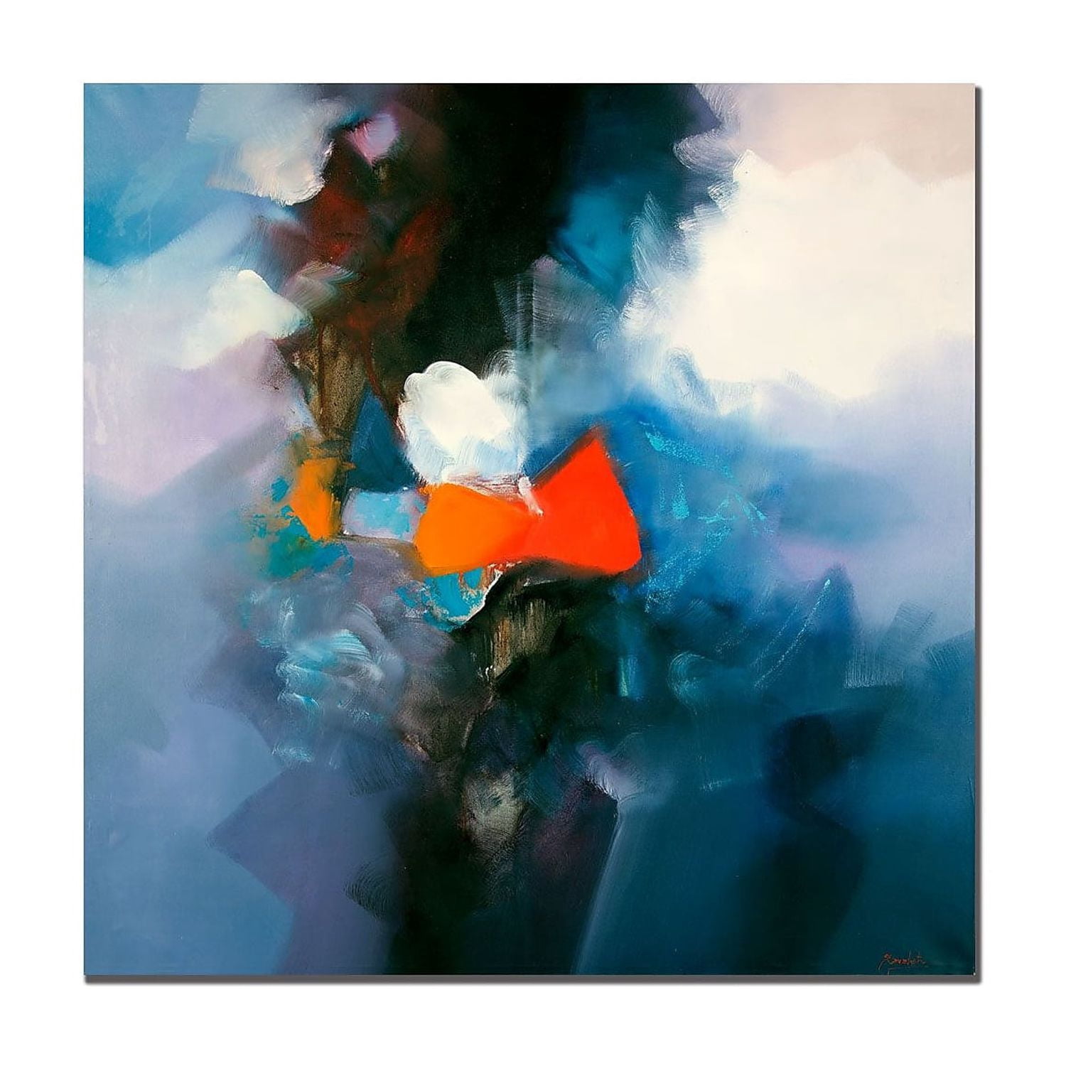 Trademark Fine Art "Abstract V" Canvas Art by Zavaleta