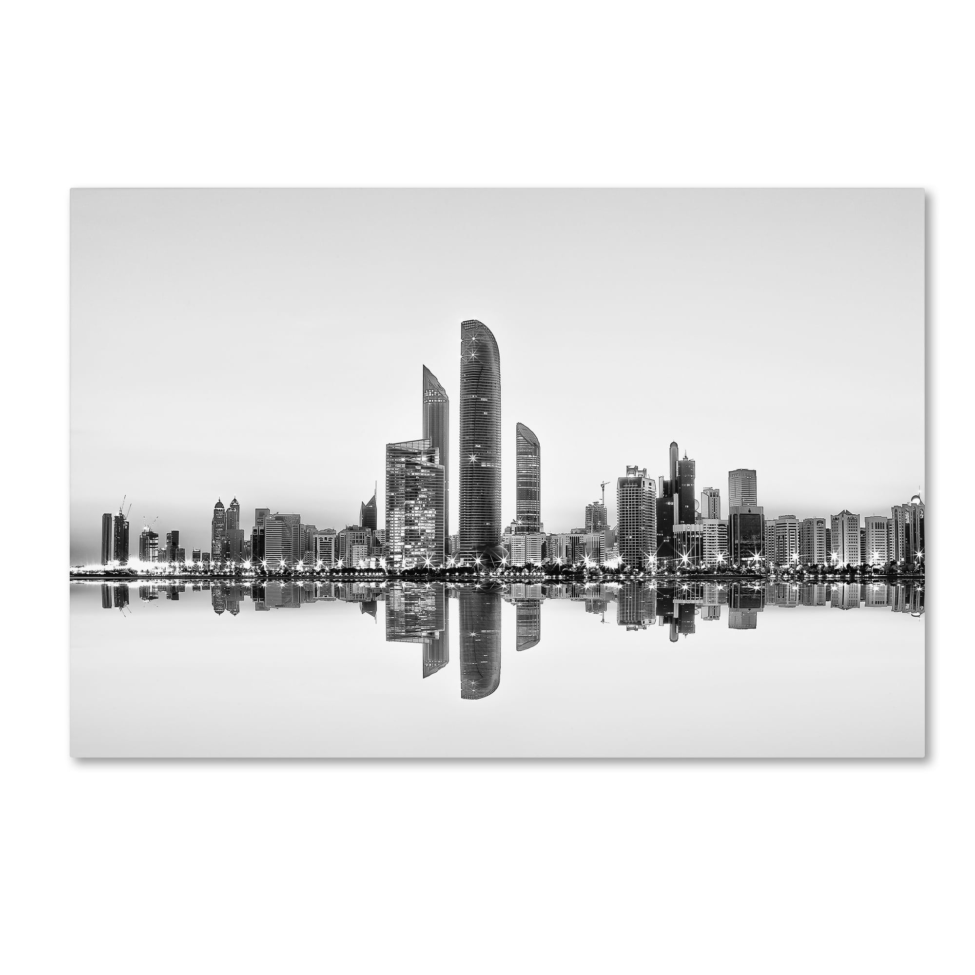 Trademark Fine Art 'Abu Dhabi Urban Reflection' Canvas Art by Akhter Hasan