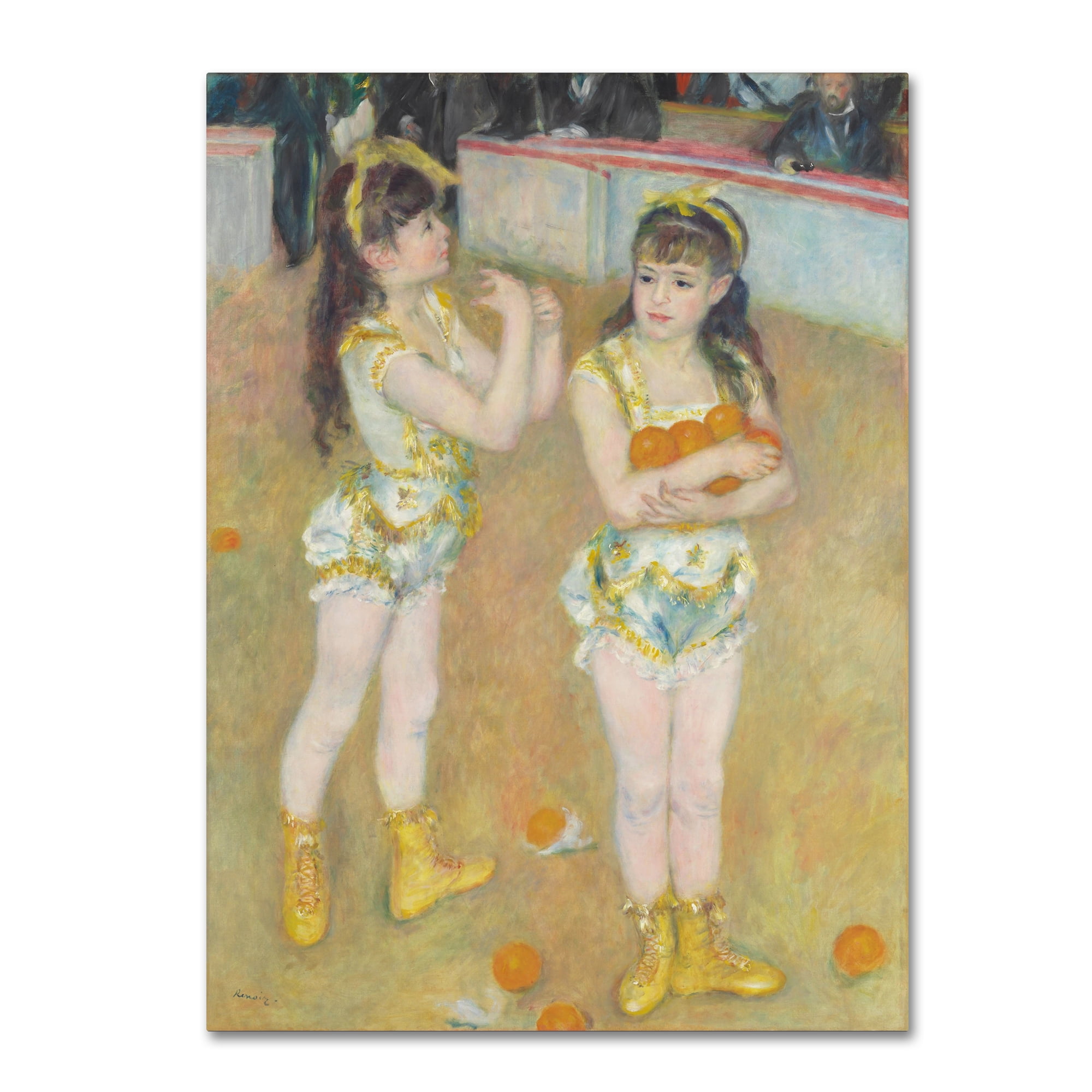 Trademark Fine Art 'Acrobats At The Cirque Fernando' Canvas Art by Renoir