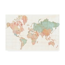 Trademark Fine Art 'Across the World' Canvas Art by Sue Schlabach