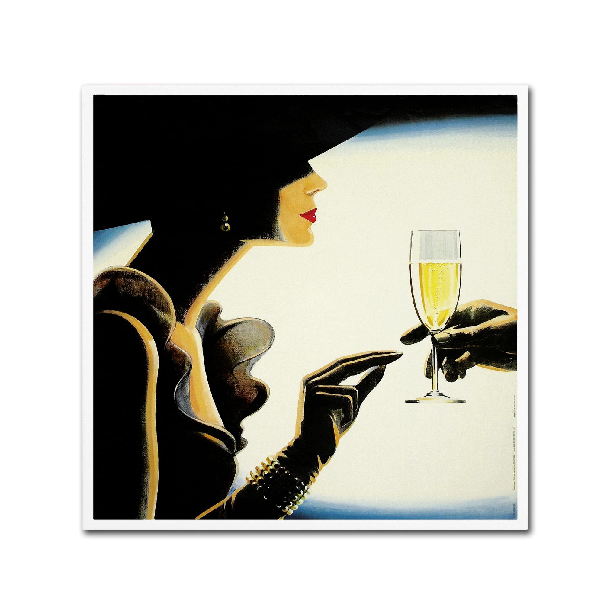 Trademark Fine Art 'Ad 1' Canvas Art by Vintage Lavoie