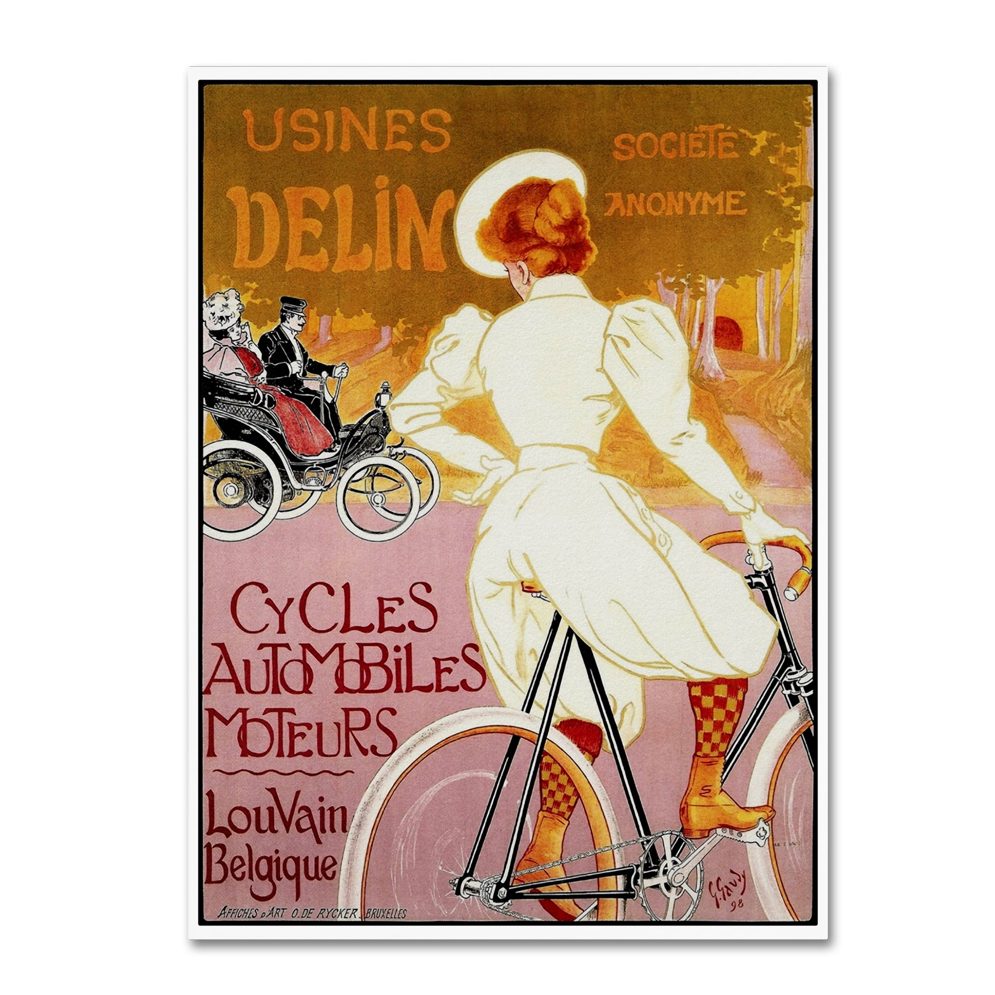 Trademark Fine Art 'Ad Wheels 11' Canvas Art by Vintage Lavoie