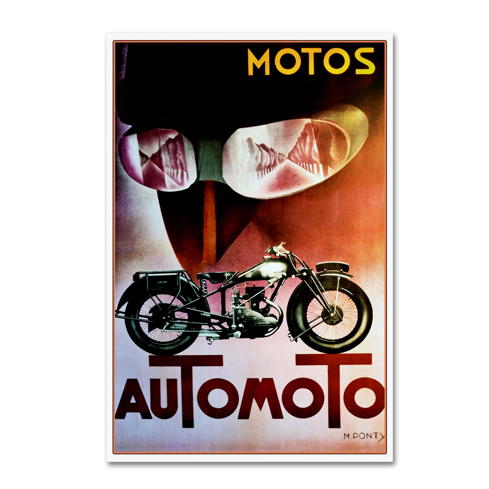 Trademark Fine Art 'Ad Wheels 7' Canvas Art by Vintage Lavoie