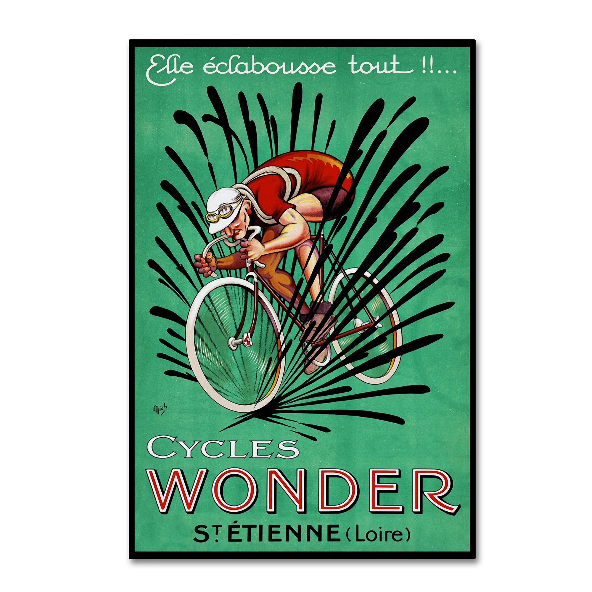 Trademark Fine Art 'Ad Wheels 9' Canvas Art by Vintage Lavoie