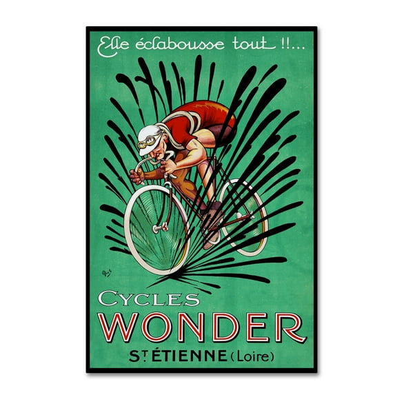 Trademark Fine Art 'Ad Wheels 9' Canvas Art by Vintage Lavoie