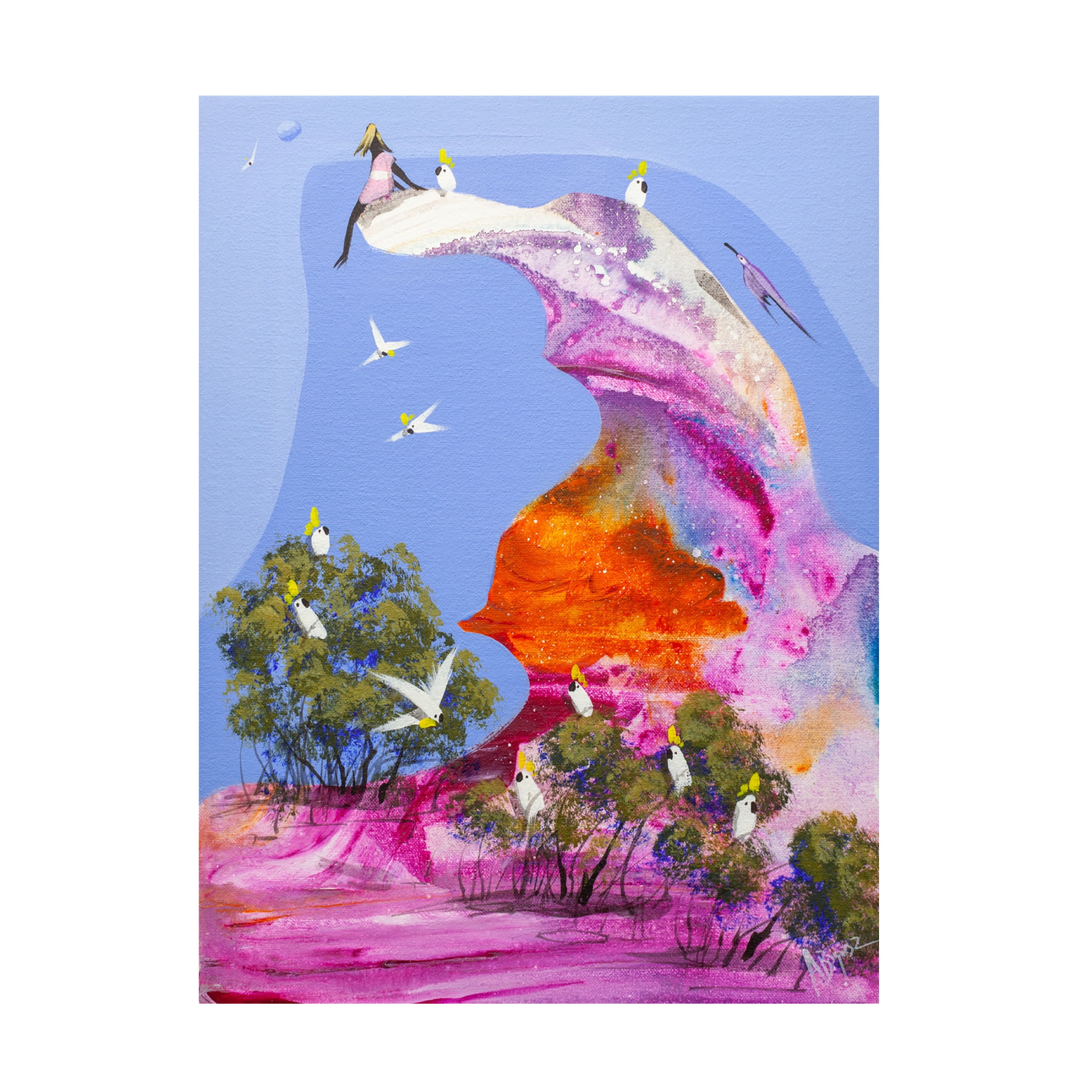 Trademark Fine Art Adam Bogusz  Away from it all Canvas Wall Art