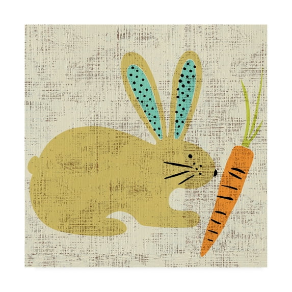 Trademark Fine Art 'Adas Bunny' Canvas Art by Chariklia Zarris