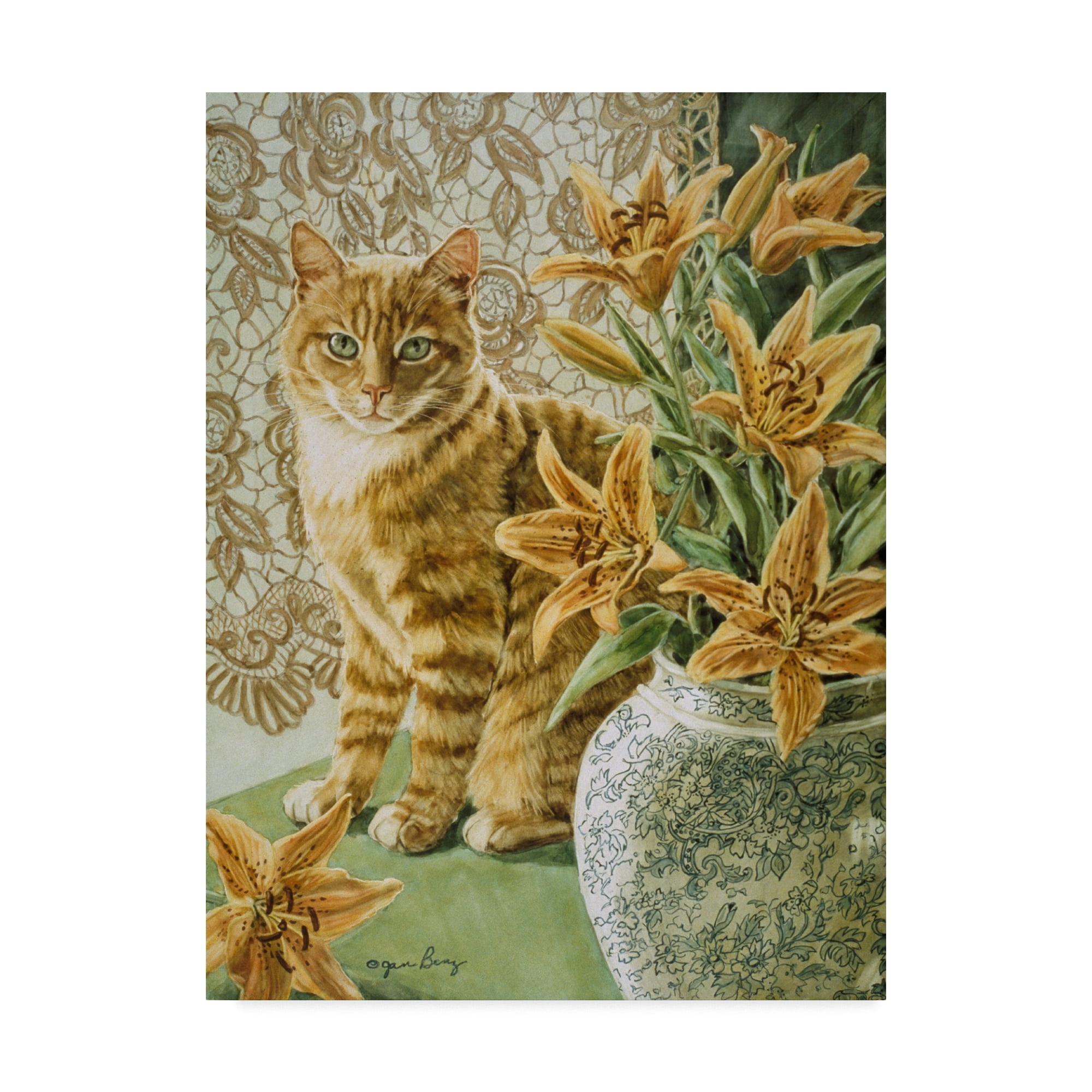 Trademark Fine Art 'Addie And The Stargazers' Canvas Art by Jan Benz