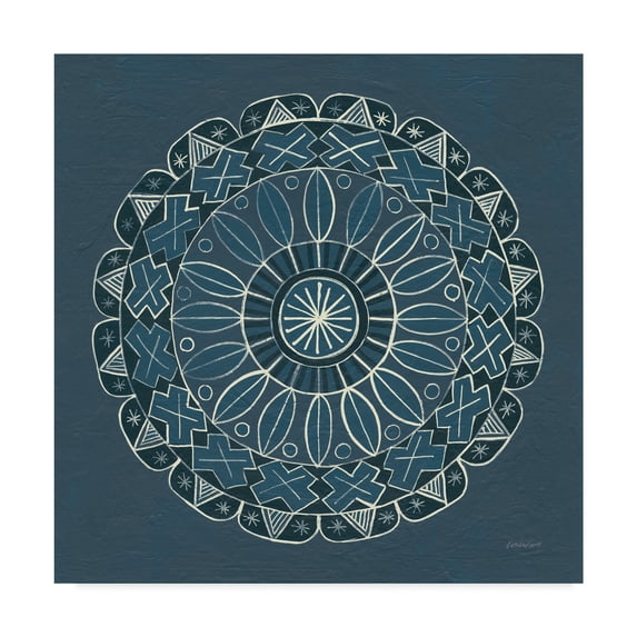 Trademark Fine Art 'Adire II Cream' Canvas Art by Kathrine Lovell