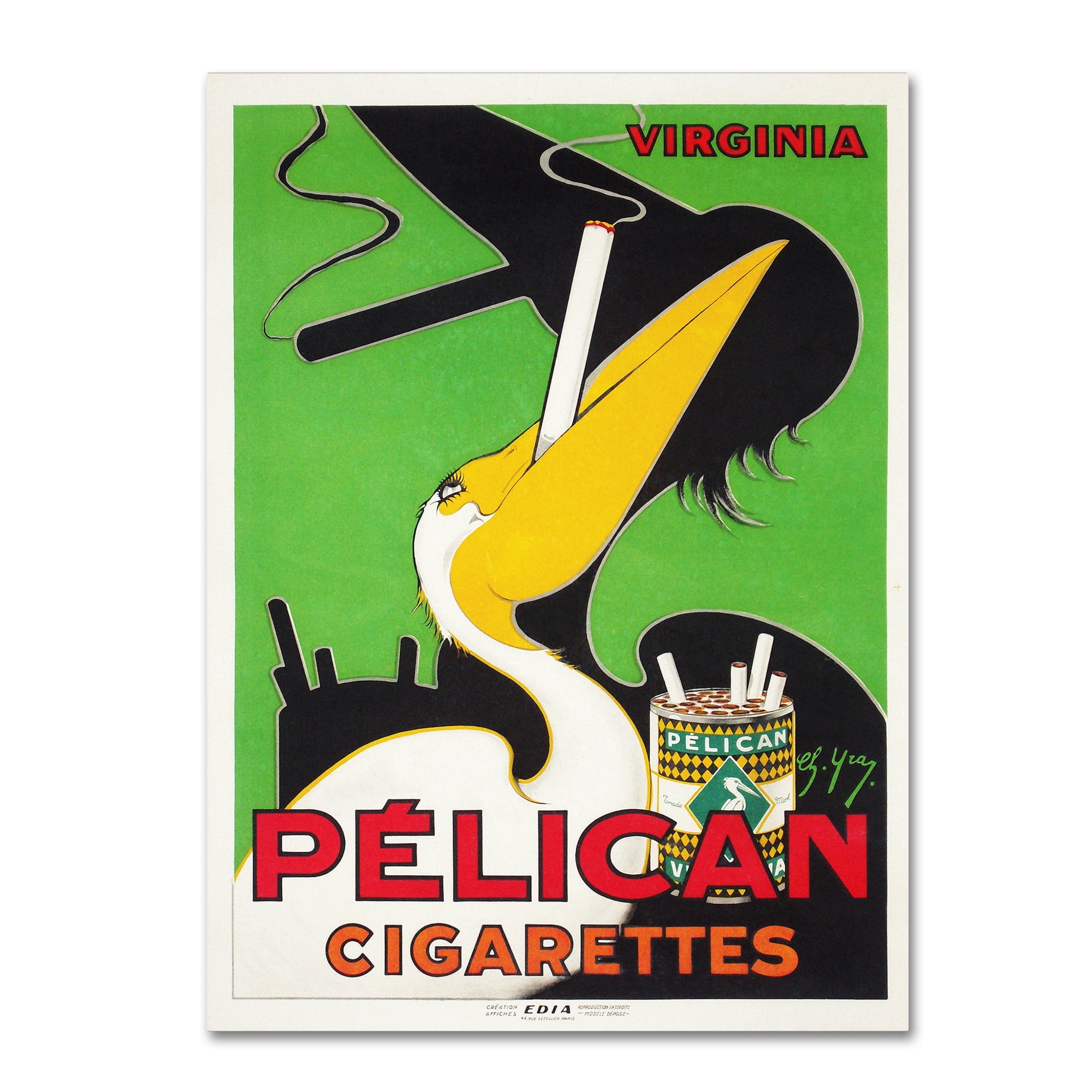 Trademark Fine Art 'Ads 18' Canvas Art by Vintage Lavoie