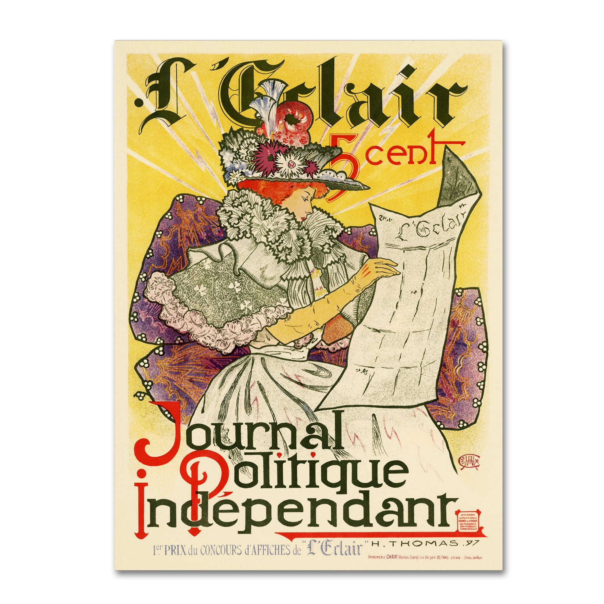Trademark Fine Art 'Ads Publishing 7' Canvas Art by Vintage Lavoie