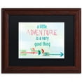 thumbnail image 1 of Trademark Fine Art "Adventure" Canvas Art by Lisa Powell Braun, Black Matte, Wood Frame, 1 of 4