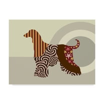 Trademark Fine Art 'Afghan Hound Dog' Canvas Art by Lanre Adefioye
