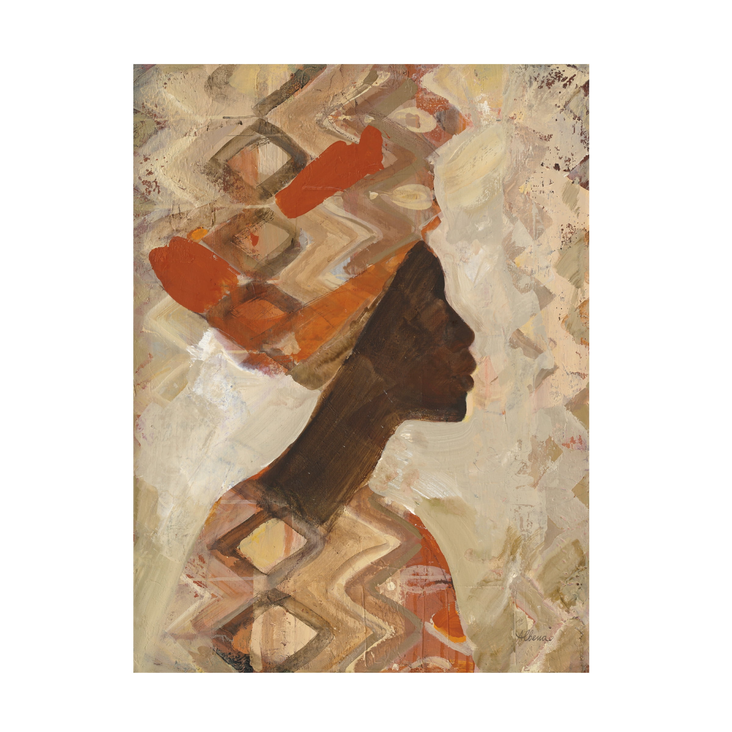 Trademark Fine Art 'African Beauty I' Canvas Art by Albena Hristova
