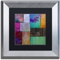 thumbnail image 1 of Trademark Fine Art "Afrikan Batik I" Canvas Art by Color Bakery Black Matte, Silver Frame, 1 of 4