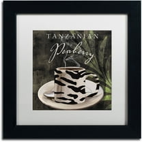 Trademark Fine Art "Afrikan Coffee II" Canvas Art by Color Bakery White Matte, Black Frame