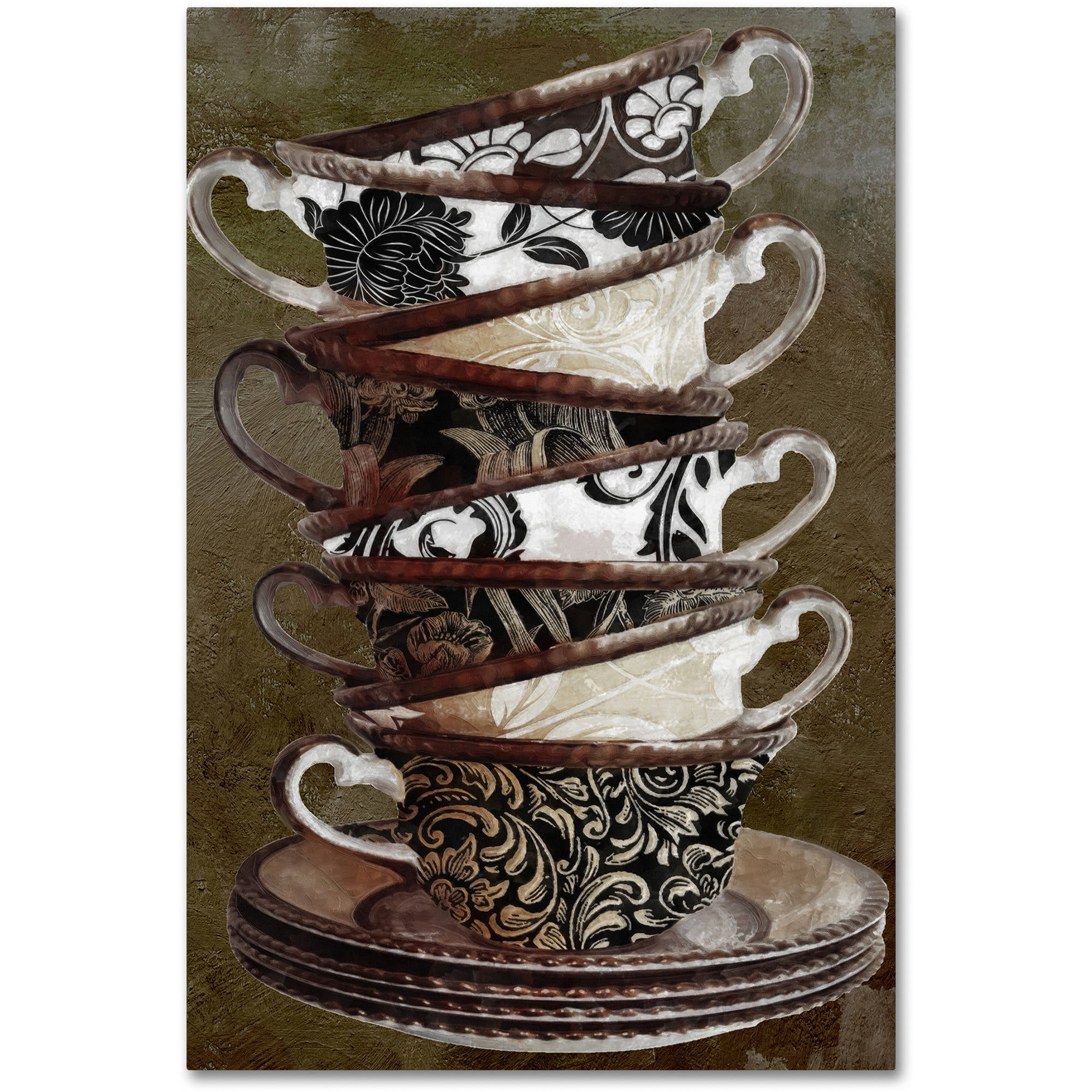 Trademark Fine Art "Afternoon Tea II" Canvas Art by Color Bakery