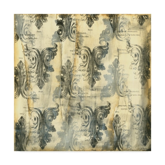 Trademark Fine Art 'Aged Elegance IV' Canvas Art by Jennifer Goldberger