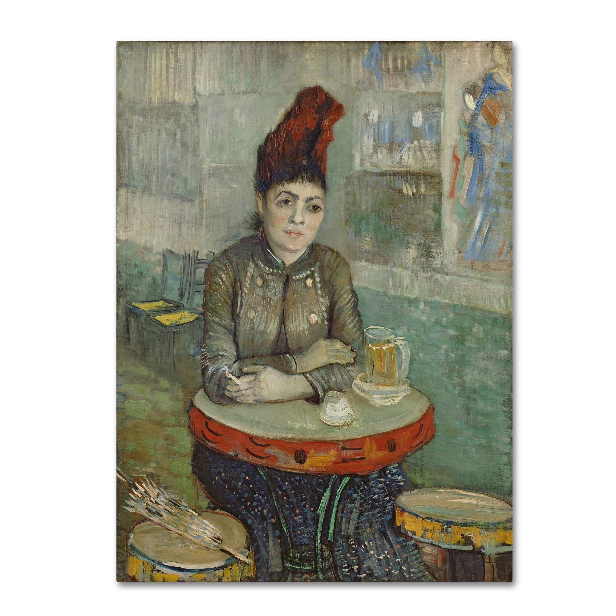 Trademark Fine Art 'Agostina Segatori' Canvas Art by Van Gogh