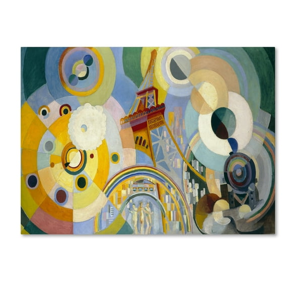 Trademark Fine Art 'Air Iron And Water' Canvas Art by Robert Delaunay