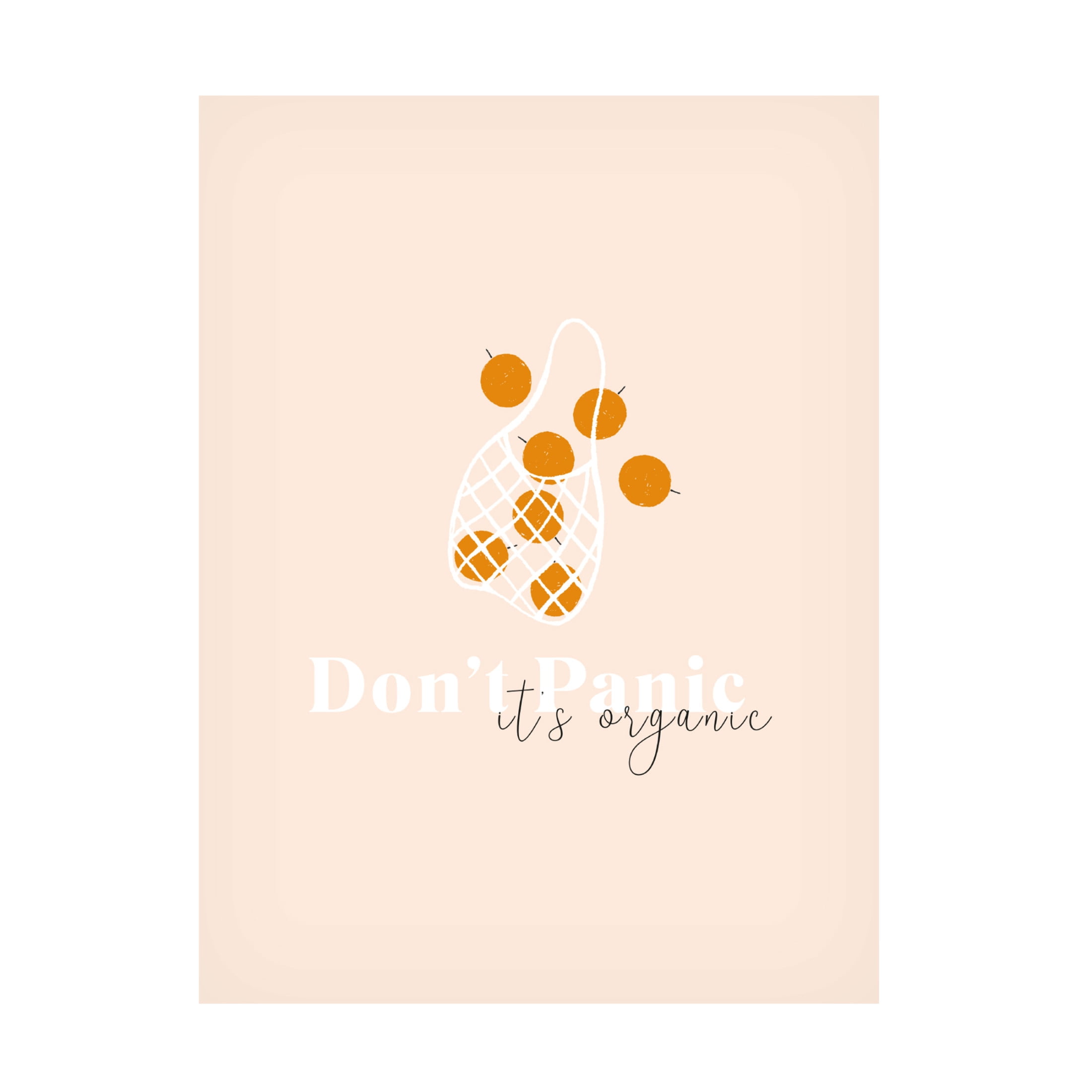 Trademark Fine Art Aislinn Simmonds  Don't Panic It's Organic Canvas Wall Art
