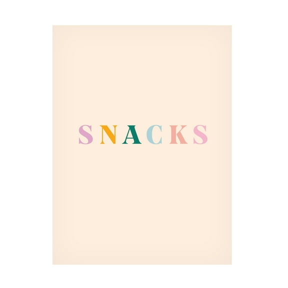 Trademark Fine Art Aislinn Simmonds Snacks Canvas Wall Art