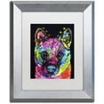 thumbnail image 1 of Trademark Fine Art "Akita II" Canvas Art by Dean Russo, White Matte, Silver Frame, 1 of 1